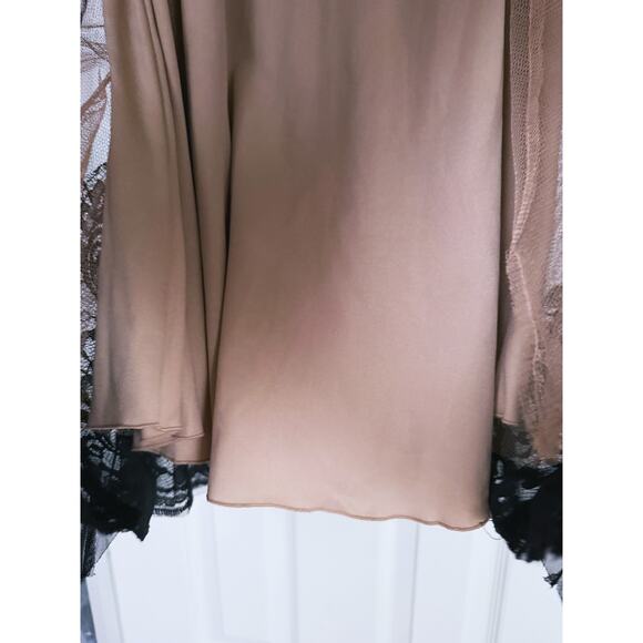 BCBG Black Strapless Tulle Cocktail Dress 4 Formal Whimsigoth Event Fairygoth - Picture 10 of 12